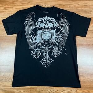 Ken Carson XSIDEDOWN Black Skull T Shirt Men’s Sz L New